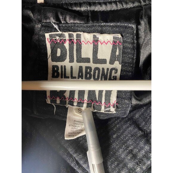 Billabong Pea Coat Womens S Charcoal Gray Double Breasted - Picture 4 of 6